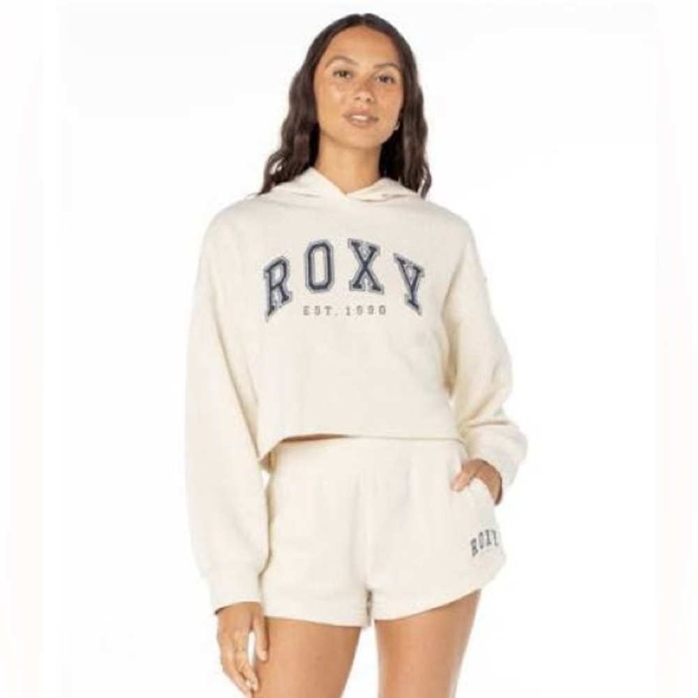 Roxy Afternoon Hike Cropped Hoodie Sweatshirt